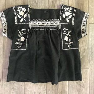 Madewell Mexican inspired top